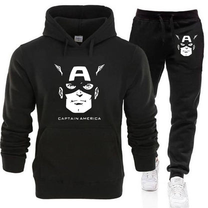 SUDADERA CAPITAN AMERICA  CONJUNTO DEPORTIVO