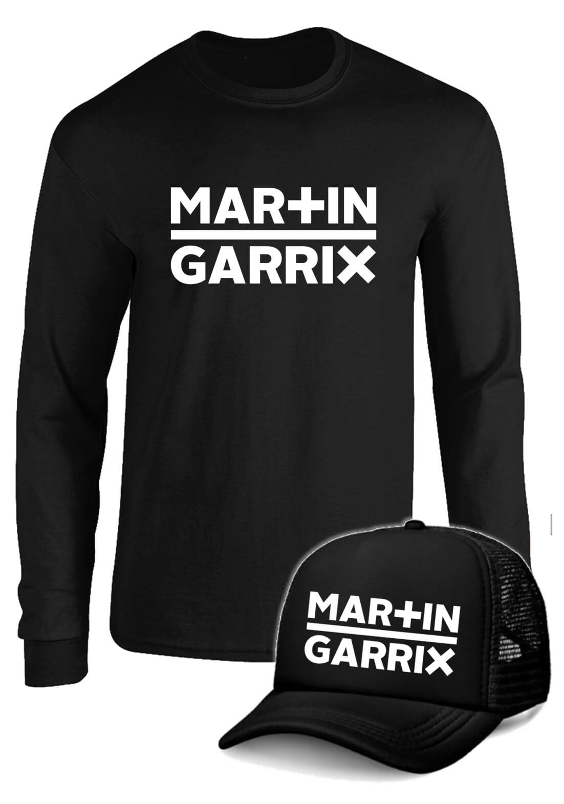 CAMIBUSO MARTIN GARRIX DJ MANGA LARGA CON GORRA