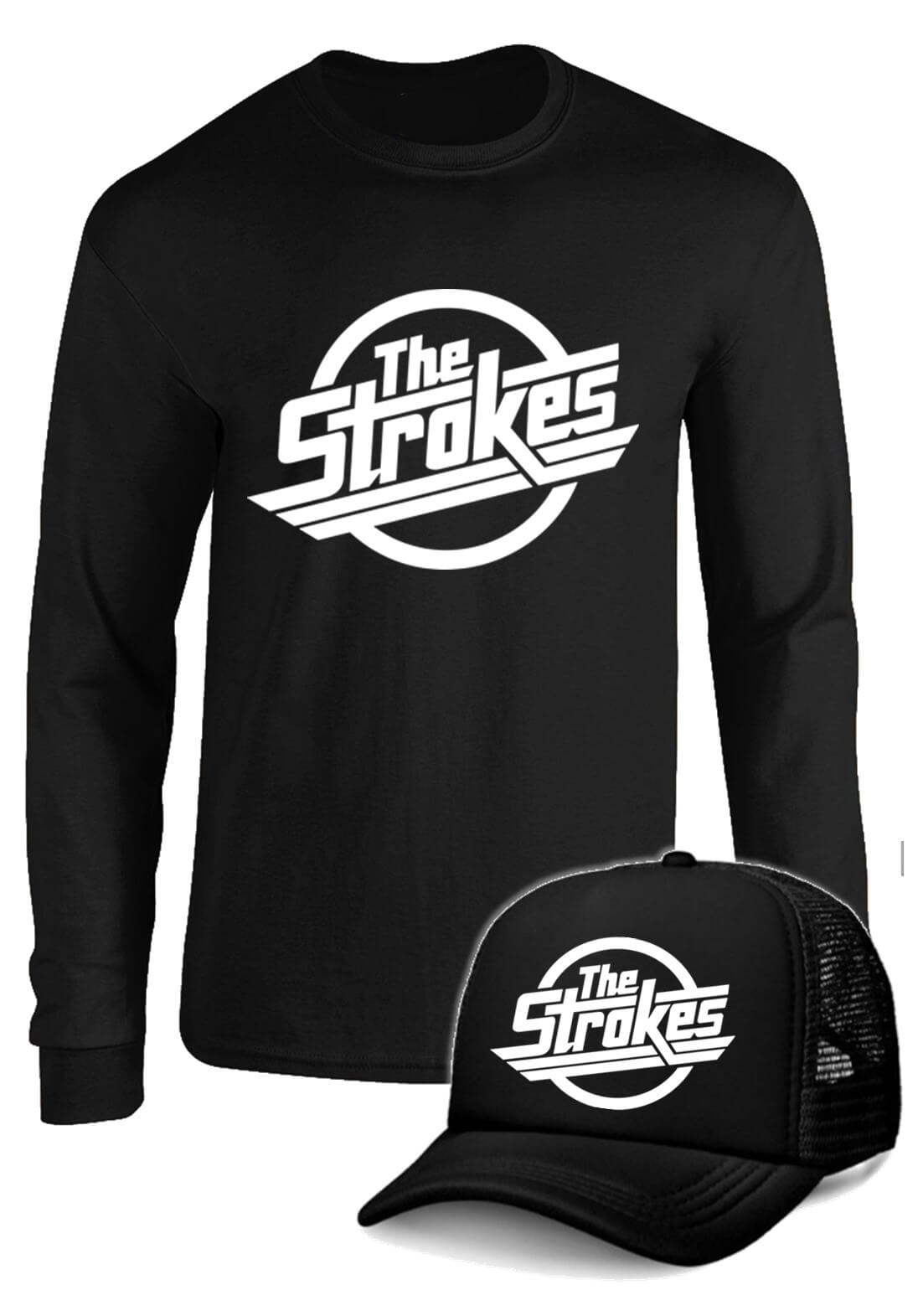 CAMIBUSO THE STROKES MANGA LARGA CON GORRA