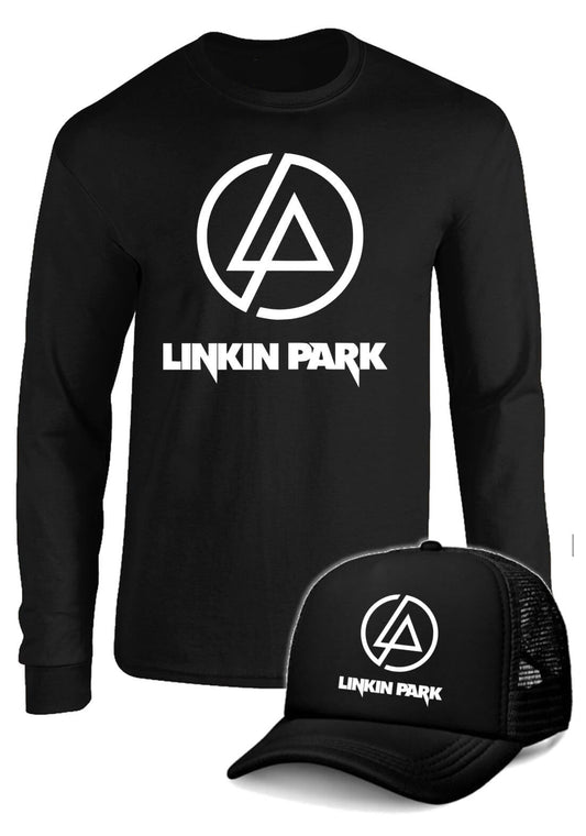 CAMIBUSO LINKIN PARK  MANGA LARGA CON GORRA