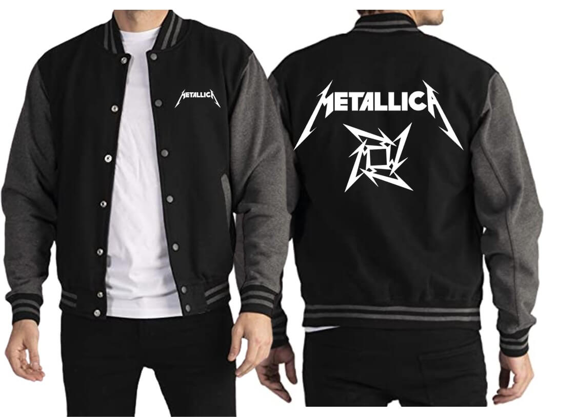 CHAQUETA BEISBOLERA METALLICA