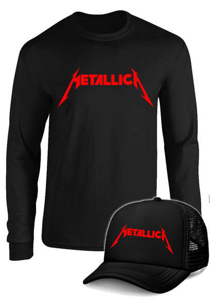 CAMIBUSO METALLICA MANGA LARGA CON GORRA