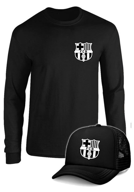 CAMIBUSO FC BARCELONA MANGA LARGA CON GORRA