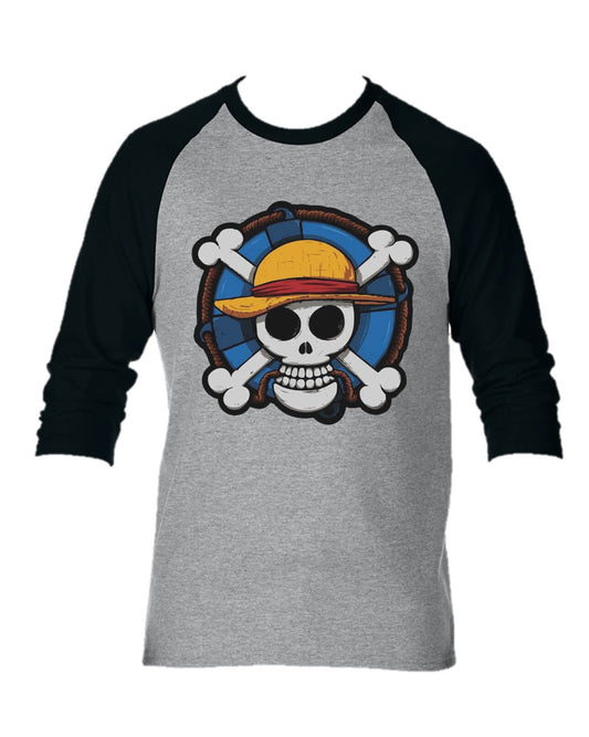 CAMISETA ONE PIECE CALAVERA CAMIBUSO MANGA LARGA