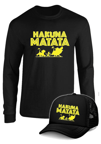 CAMIBUSO HAKUNA MATATA MANGA LARGA CON GORRA