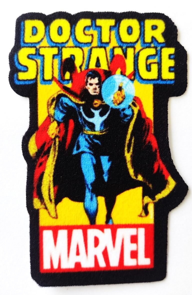 PARCHE TEXTIL DOCTOR STRANGE APLIQUE TEXTIL PEGA CON PLANCHA