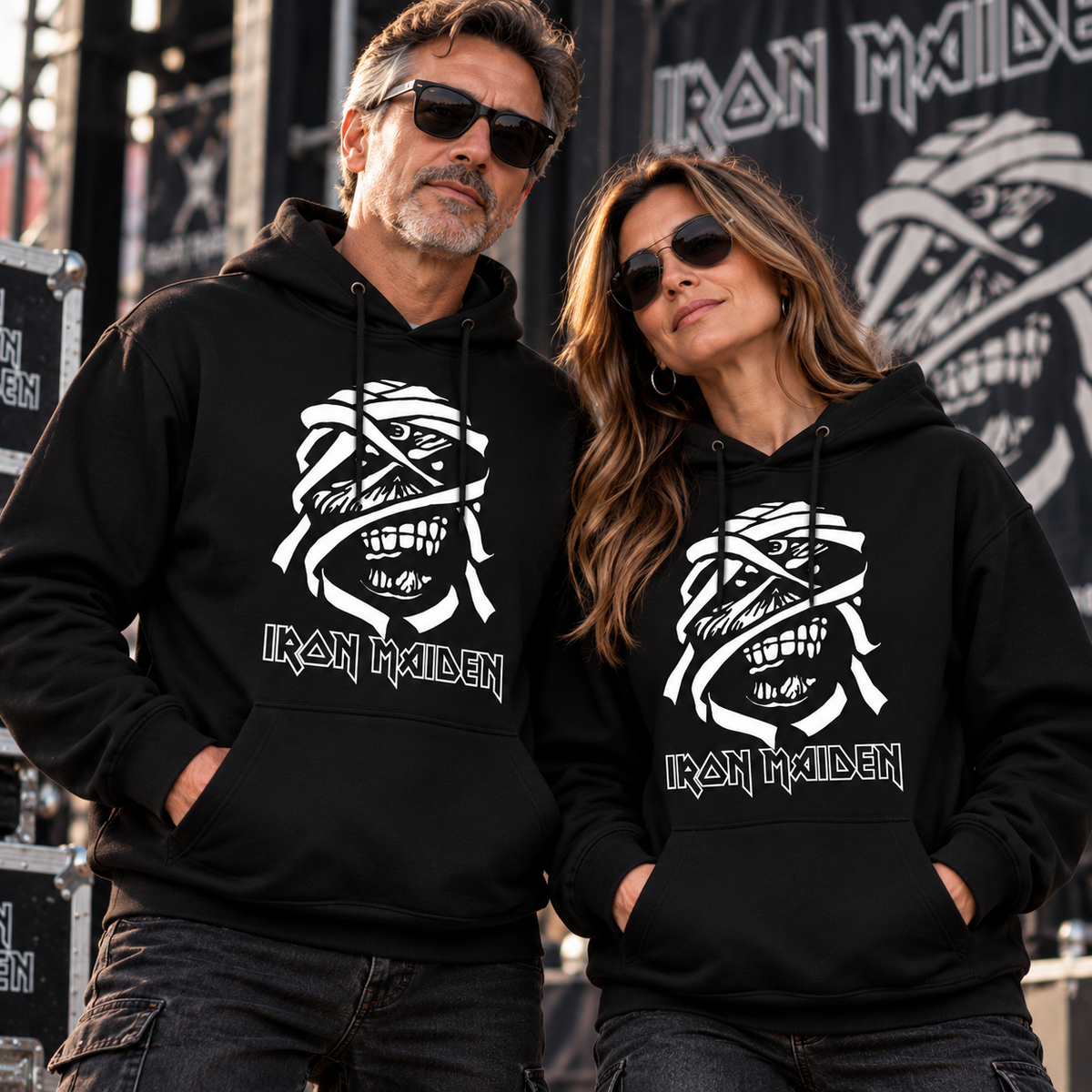 BUZO IRON MAIDEN  LOGO EDDIE CLASIC
