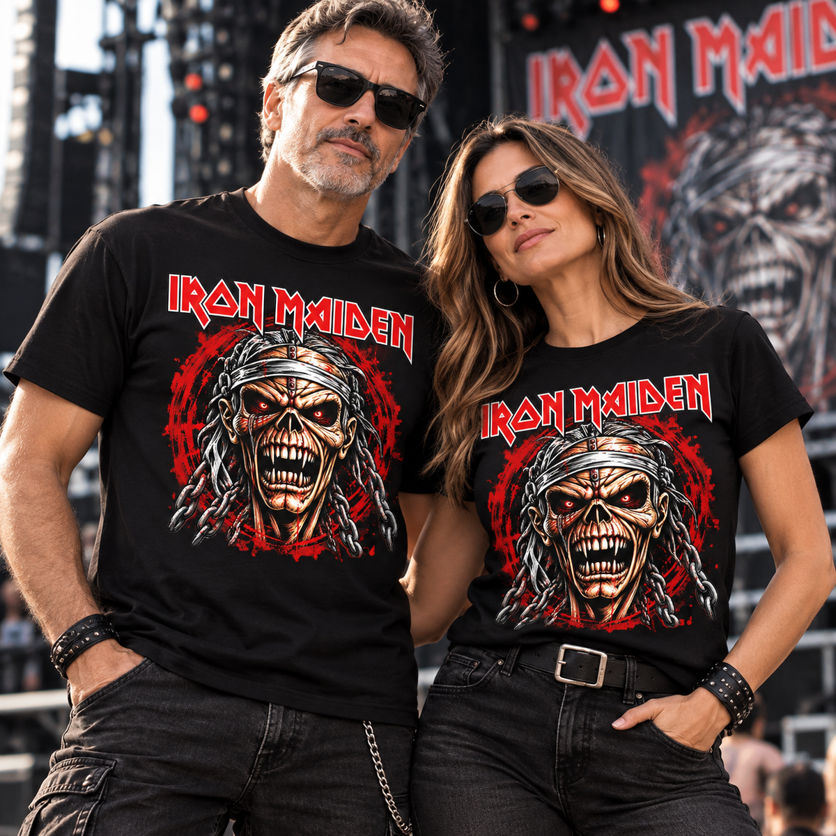 CAMISETA IRON MAIDEN WORLD TOUR