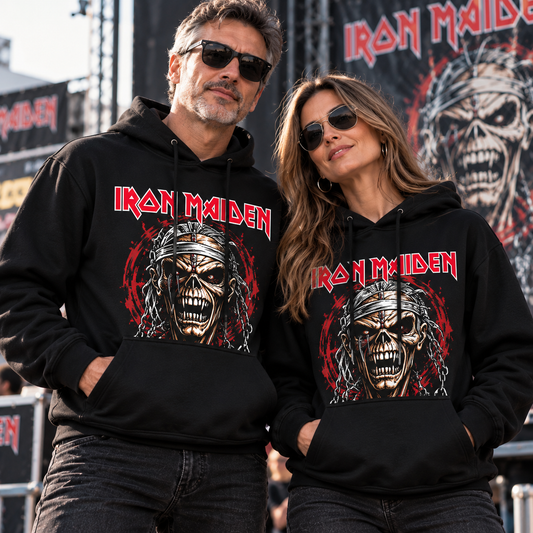 BUZO IRON MAIDEN  LOGO EDDIE SKULL