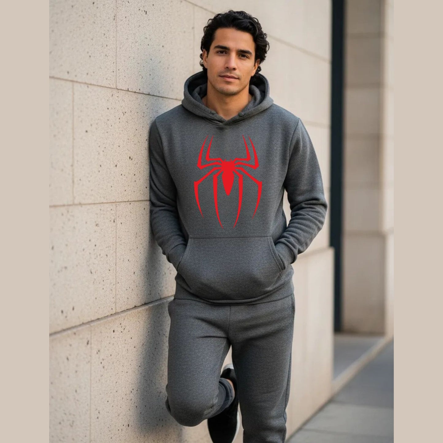 SUDADERA SPIDERMAN HOMBRE ARAÑA CONJUNTO DEPORTIVO