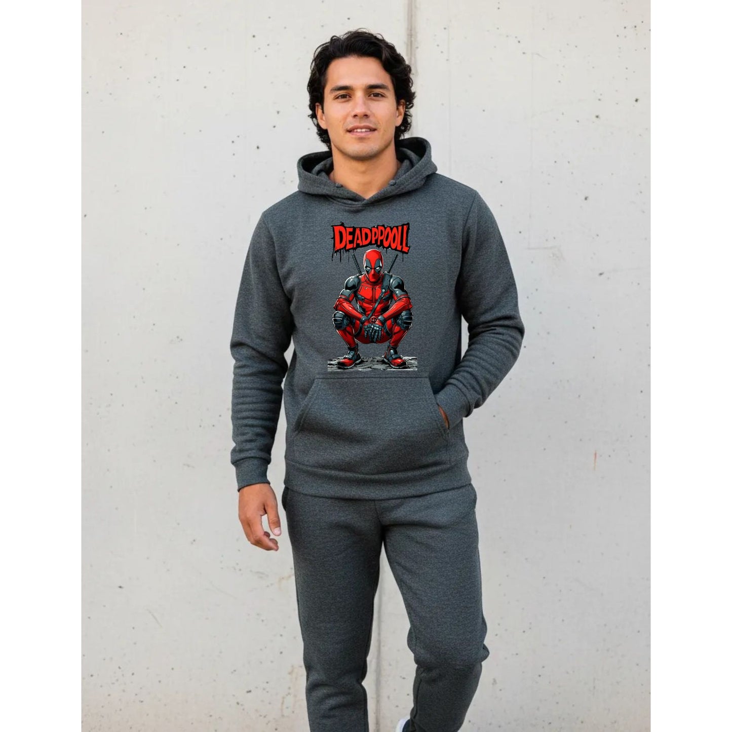 SUDADERA DEADPOOL CONJUNTO DEPORTIVO