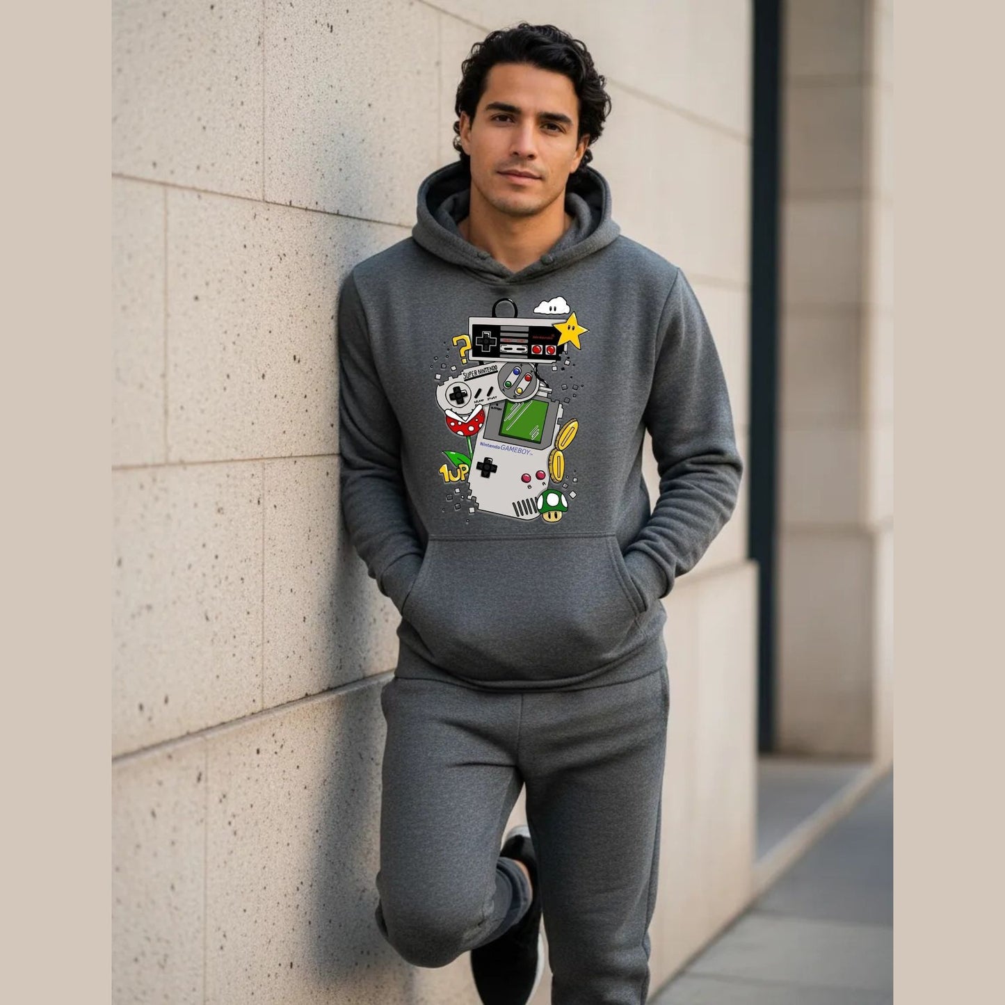 SUDADERA GAMERS CONTROLES CONJUNTO DEPORTIVO
